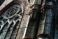Dtail du 1er tage de la basilique San Petronio